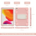 thumbnail image 6 of Dteck Case for Apple iPad 8th Generation 10.2" (2020),Shockproof Rubber Armor 3-Layer Protection iPad 7th Gen 10.2-inch 2019 Case Hybrid Hard Kicstand Cover without Screen Protector,Pink, 6 of 6