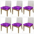thumbnail image 2 of Logiee Berry Raspberry Print Square Chair Seat Covers, Stretch Chair Seat Covers,Seat Chair Slipcover, Non-Slip Chair Slipcover,Furniture Protector for Indoor and Outdoor-Six Piece, 2 of 7