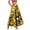 Yellow, variant on Juesizh Maxi Skirts for Women Plus Size Floral Print Boho Long Skirt Elegant Casual Pockets High Waist Ruffle Skirts, S-3XL