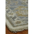 thumbnail image 3 of K2 Floor Style Umbria Grey/Light Brown Hand Made Wool Area Rug, 3 of 5