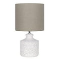 thumbnail image 3 of (2 pack) Better Homes & Gardens White Ceramic Table Lamp, 15", 3 of 8