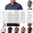 thumbnail image 2 of Ahabrexf Men's Short Sleeve Shirts Casual Patchwork Checkered Stand Collar Button Up T Shirt for Men, 2 of 6