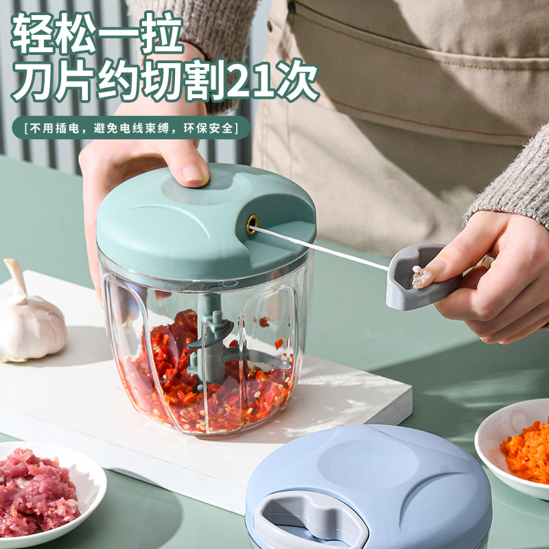Garlic puree blender, manual garlic press, garlic puller, auxiliary food blender, garlic beater, garlic crusher