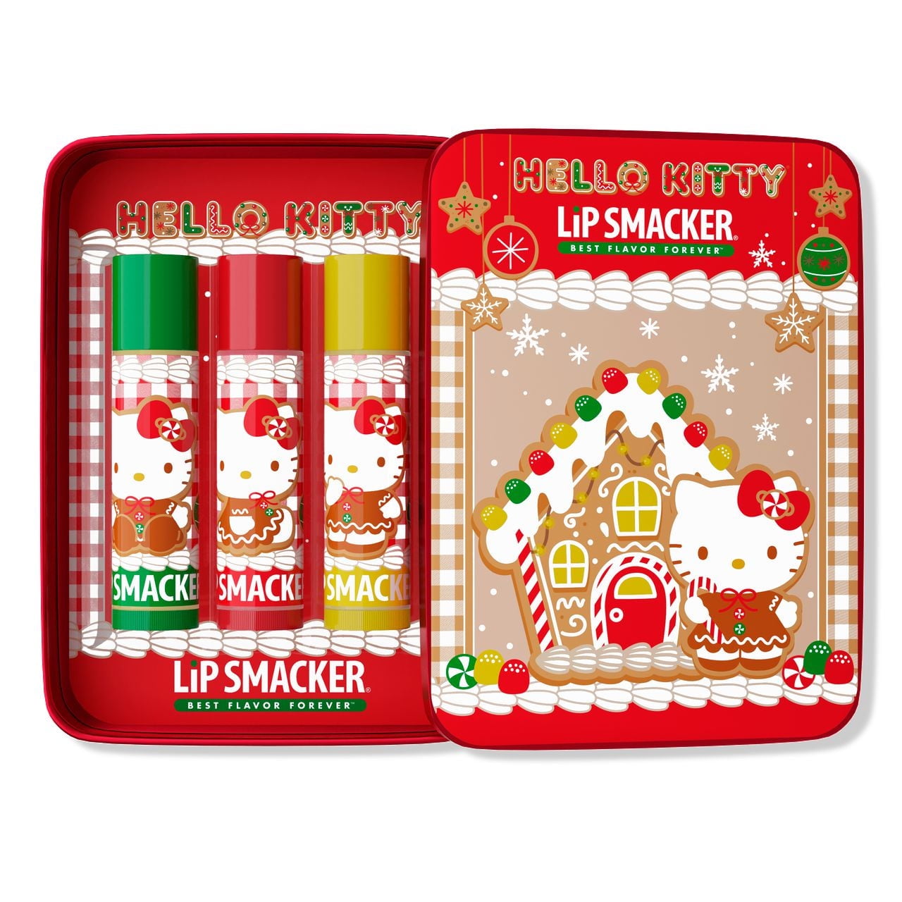 Holiday Lip Balm Tin Trio - Hello Kitty
