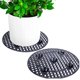 thumbnail image 1 of Paquete de 2 elevadores de macetas grandes a nivel de plantas, soportes para plantas resistentes, platillo para macetas para evitar la putrefacción y daños en el Patio y la cubierta, 1 of 5