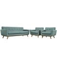 thumbnail image 2 of Modway Engage Armchairs and Sofa Set of 3 in Laguna, 2 of 6