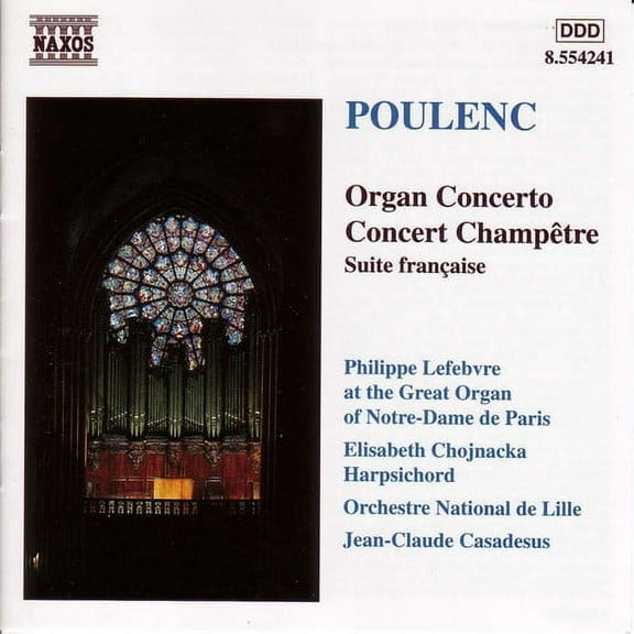 Elisabeth Chojnacka - Organ Concerto in G minor / Concert Champetre - Music & Performance - CD