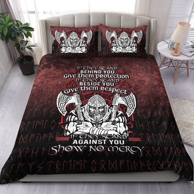 Juego de cama Wonder Print Shop - Against You Show No Mercy Bed Set Rlt12