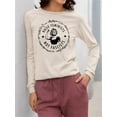 thumbnail image 2 of Raise Feminists Not Fascists Long Sleeve Women's, 2 of 4