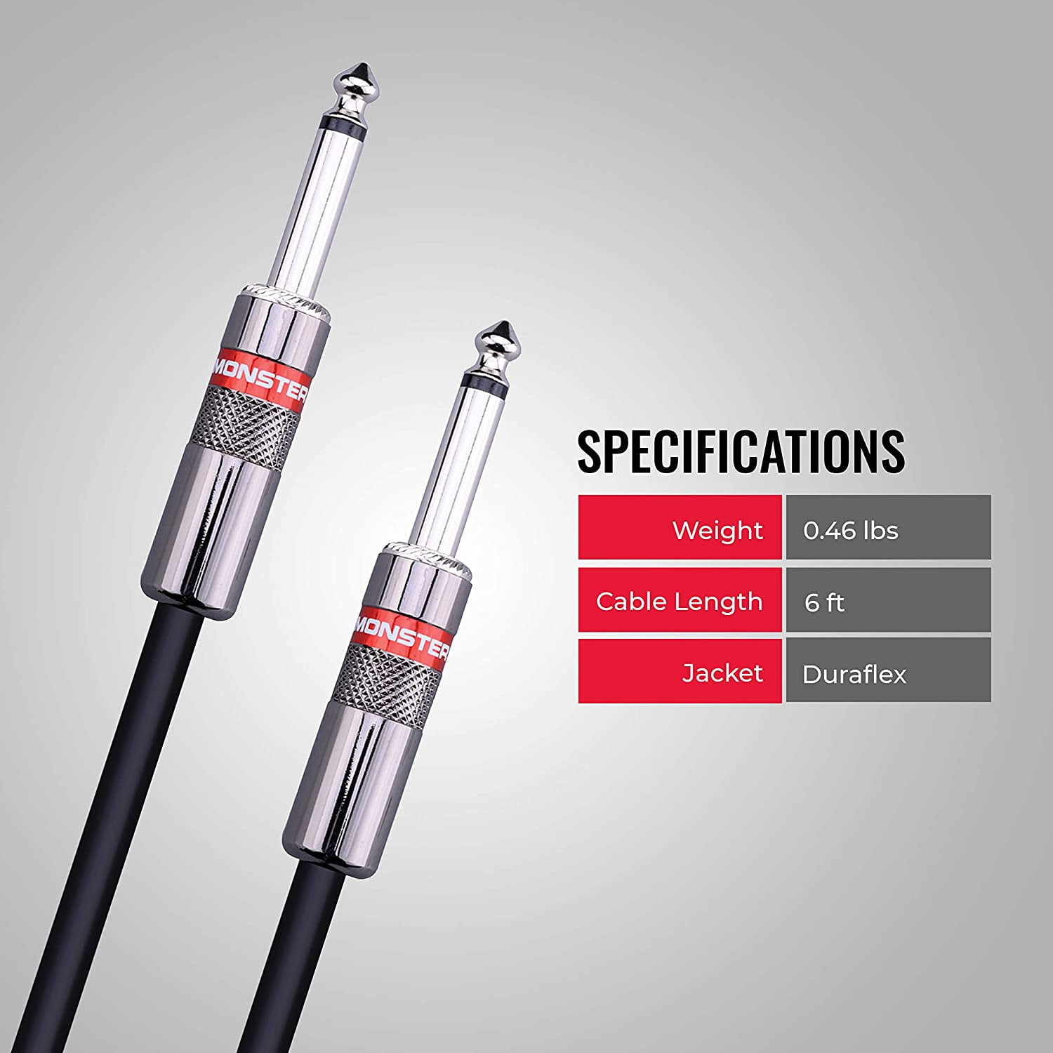 Monster Cable Prolink Monster Classic Speaker Cable 6 ft. Black