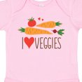 thumbnail image 4 of Inktastic I Love Heart Veggies Vegetables Healthy Food Boys or Girls Baby Bodysuit, 4 of 5