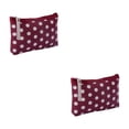 thumbnail image 3 of Guardurnaity Neceser de maquillaje, bolsa de cosméticos, monedero, organizador de lavado, resistente al agua, diseño elegante a la moda, para Vino rojo 2piezas, 3 of 6