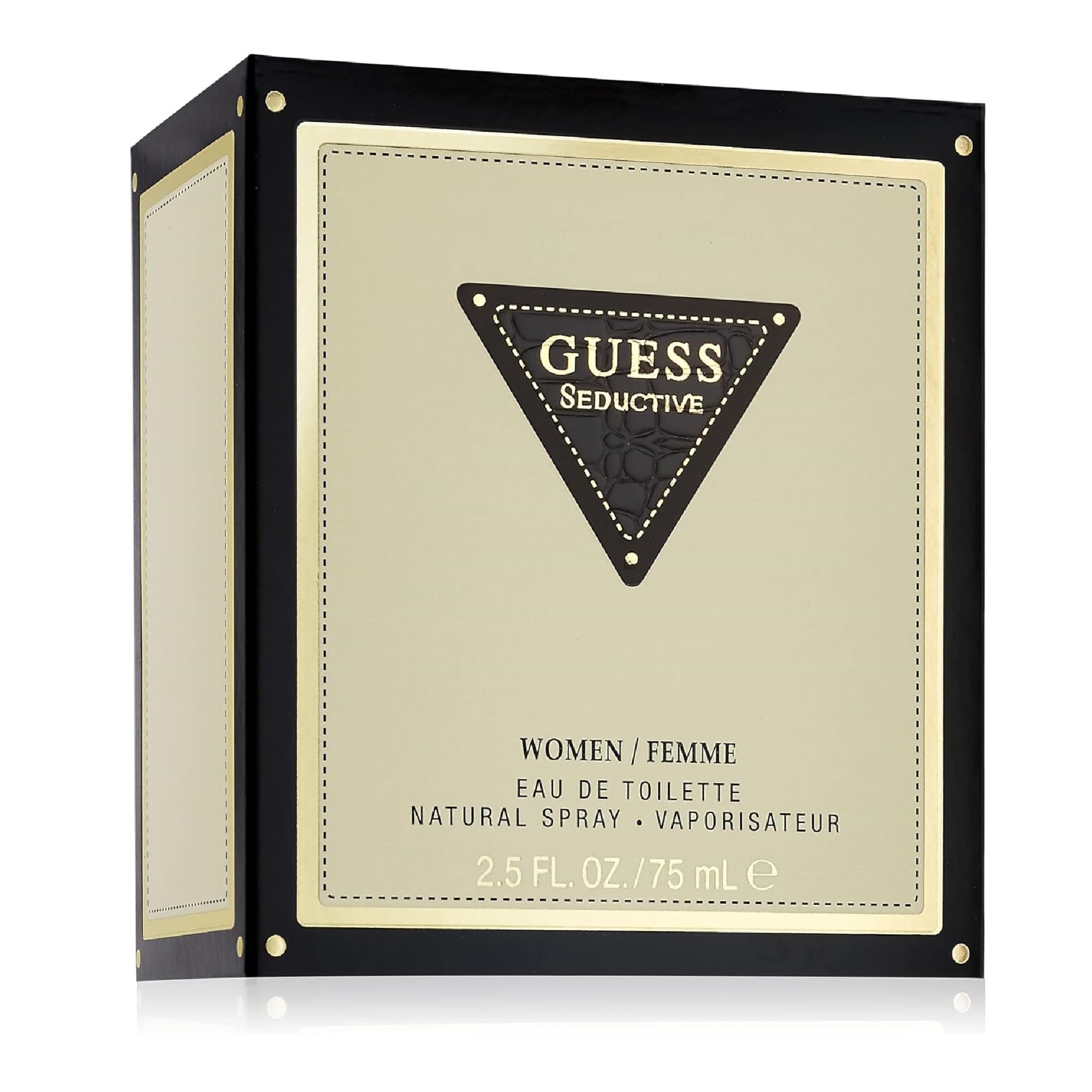 Parfum GUESS Seductive Noir Pour Femme - 75 Ml, Vanille Et Vétiver, Neuf Avec étui