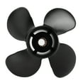 thumbnail image 2 of FLAMEEN 10 3/8x13 Outboard Propeller High Thrust 4 Blades Aluminum Alloy Fit For Outboard 35-60HP Engine,Propeller Replacement,Outboard Accessory, 2 of 8