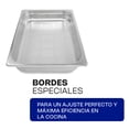 thumbnail image 3 of Inserto de acero inoxidable perforado Rhino INAPE-2.5 53.5 x 33 cm altura 2 pulgadas, 3 of 6