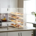 thumbnail image 4 of Olde Midway 4-Tier Commercial Bakery Display Case, Acrylic w/ Removable Trays for Pastry, 4 of 7