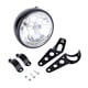 thumbnail image 2 of Faros delanteros Bling Bling LED amarillos redondos universales 12V H4 35W con soporte negro, 2 of 10