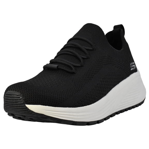 Skechers Sneakers for Women Bobs Sparrow 2.0 Allegiance Crew Slip on Sneakers Mesh Upper Elastic Bungee Memory Foam Cushioned Insole