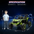 thumbnail image 5 of CazToi 24V 7 AH 4WD Battery Powered 2 Seater Ride On Car Off-Road Electric UTV with Remote for Kids, 5 of 7