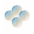 thumbnail image 7 of 15 Inch Round Placemats Set of 4, Blue Beach Coastal Non Slip Heat Insulation PP Table Mats, Summer Ocean Nautical Seaside Washable Place Mats for Kitchen Dining Party Table Decor, 7 of 7
