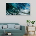 thumbnail image 2 of Masterpiece Art Gallery The Great Ocean Wave by PhotoINC Studio Canvas Art Print 24" x 48", 2 of 4