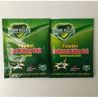 Powerful insecticide, effective killer of cockroaches, ants, crawling insects, etc., easy to use, 40 packs (5g/pack)