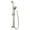 Brushed Nickel, variant on Moen Eco Performance 5 Funtion Handheld Showerhead, 30 Inch Slide Bar and 69 Inch Hose