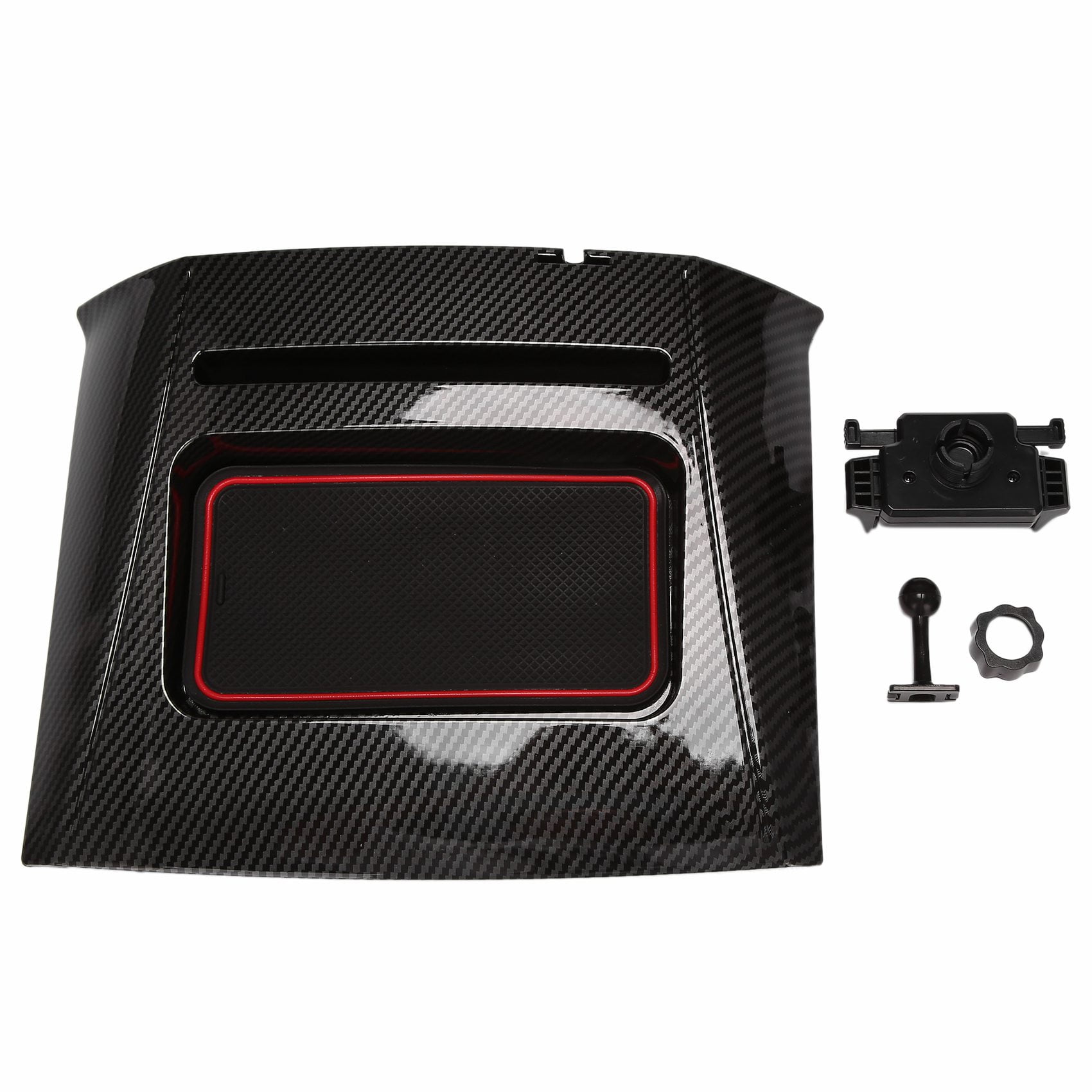 Car Auto Center Console Storage Box Trim Cover Parts For Ford Mustang 2015-2019 