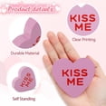 thumbnail image 4 of Valentines Day Decorations Wooden Sign, 6 Piece Small Heart Shaped Decor, Love Candy Table Centerpiece for Tiered Tray, Home, Kitchen, Rustic Living Room, Shelf, Wedding, Party (6 Colors Set), 4 of 8
