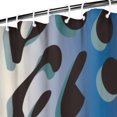 thumbnail image 3 of Colorful and Black Of Leopard Print Shower Curtain 72"x84" ,Bathroom Decorative Shower Curtains Set with 12 Hooks,Modern Waterproof Washable Shower Curtain, 3 of 6