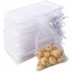 thumbnail image 1 of 150 Piezas Bolsas de Organza Transparentes, 10 x 15cm Bolsa de Organza de Cordón Organza Bolsas de Regalo para Joyas para Bodas, Cumpleaños, Aniversario, Navidad (Blanco), 1 of 4