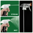 thumbnail image 4 of 4-Pack Plastic Spray Bottle Nozzles Fit Standard 28/400 Neck Bottles Transparent 10.31" x 3.58"(L*W), 4 of 7