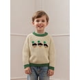 thumbnail image 3 of BemeyourBBs Toddler Baby Boy Girl Mallard Duck Sweater Hunting Duck Clothes Long Sleeve Duck Embroidery Pullover Tops Sweatshirts Knit Sweaters Fall Winter Outfit, 3 of 9