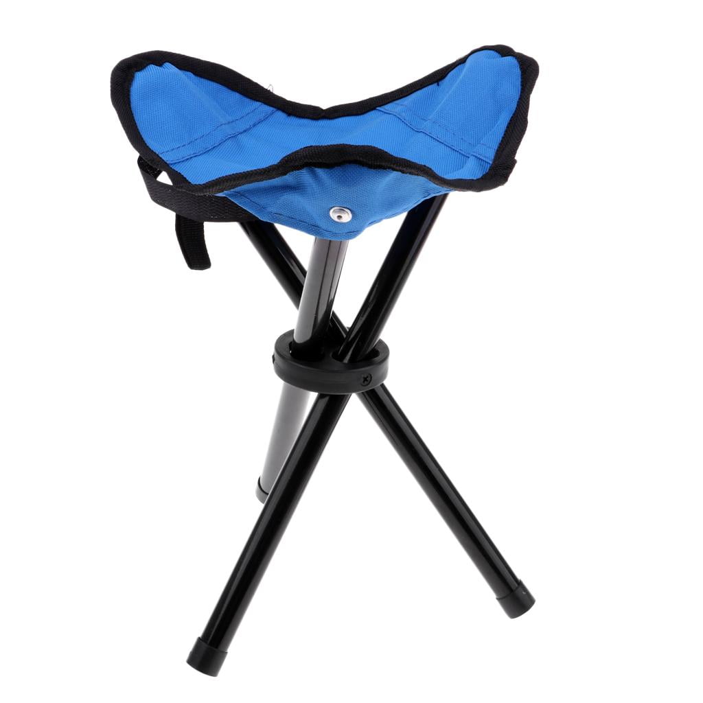 Tripod Foldable Camping Stool Compact Ultralight Fishing Seat with