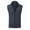 Blue, variant on Mens Autumn and Winter Fashion Casual Standing Neck Zipper Pocket Knitted Sweater Vest