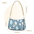 thumbnail image 3 of FORMRS Womens Shoulder Bag with Chain Strap Clutch Purse Cute Tote Handbag, Easter Eggs, 3 of 7