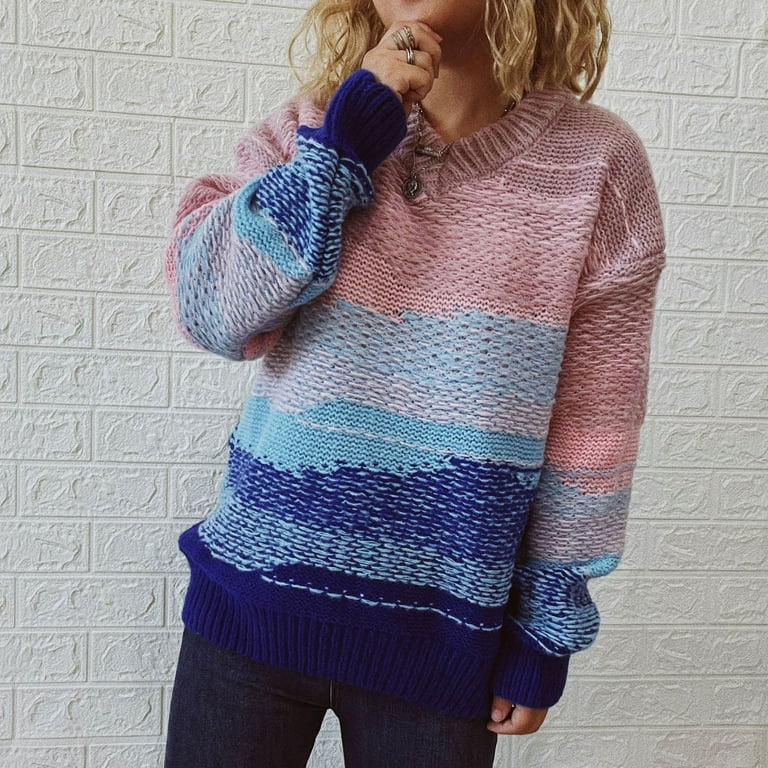 Blue discount sweater aesthetic