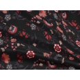 thumbnail image 5 of oneOone Rayon Black Fabric Leaves & Clover Quilting Supplies Print Sewing Fabric By The Yard 56 Inch Wide-B7, 5 of 8