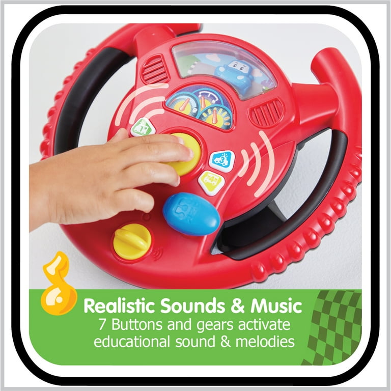 Kidoozie Rev 'N Learn Activity Wheel - Gear Up for Sensory