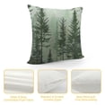 thumbnail image 4 of GOSMITH Pillow Covers Forest Green Summer Woods Evergreen Coniferous Trees Home Decorative Pillowcase Square Double Sides Pattern Throw Pillow Cases, 4 of 5