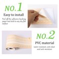 thumbnail image 4 of Borde de papel tapiz autoadhesivo 3D de patrón europeo beige impermeable para decoración de ventanas y azulejos de pared, 4 of 7