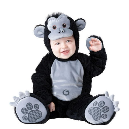 Boo Infant Boys & Girls Plush Black Goofy Gorilla Costume Monkey Outfit