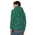 thumbnail image 4 of Goofa Christmas Snowflakes Pattern Mens Full-zip Hoodie, Zip-up Pullover Hooded Sweatshirt, Kangaroo Pocket Hoodie Ideal for Daily Wear, Travel, and Home-3X-Large, 4 of 5
