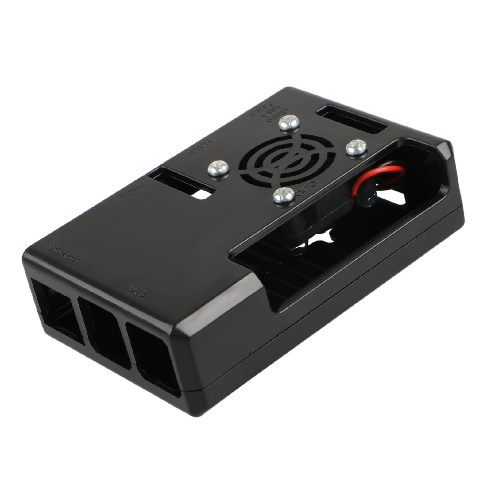 ABS Case Enclosure Box Shell Cover w// RPI CPU Cooling Fan for Raspberry Pi 2 3