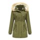 thumbnail image 1 of Pntutb - Abrigo largo cálido para mujer, con capucha, cuello, chaqueta, parkas de invierno delgadas, abrigos Pntutb Pntutb-2280, 1 of 8
