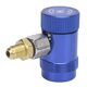 thumbnail image 3 of Acoplador de aire acondicionado Conector rápido de flúor A/C de latón para remolques, vehículos recreativos, automóviles, vehículos comerciales, 3 of 8