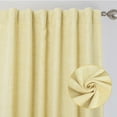 thumbnail image 5 of DriftAway 100% Blackout Linen Curtains for Bedroom 96 Inches Long Double Layer Drape Farmhouse Thermal Insulated 3 Inch Rod Pocket Back Tab Full Light Blocking 2 Panels for Living Room Nursery, 5 of 5