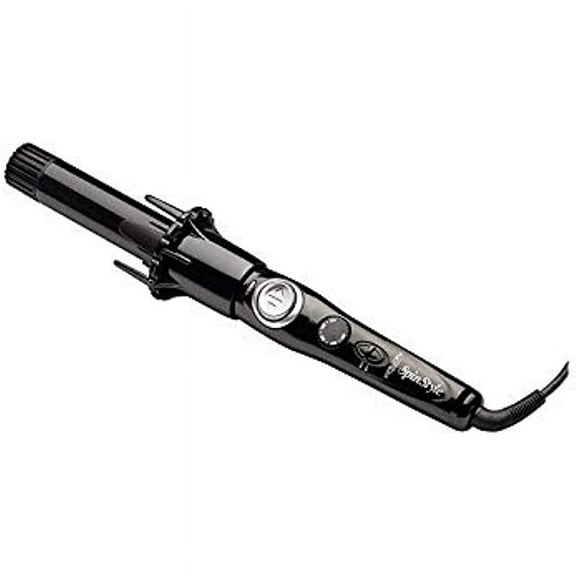 SalonTech Spinstyle PRO Automatic Rotating Curling Iron 1.25 inch - Ceramic Ionic Bi-Directional Spinning Barrel Heats Up to 450F in 60 Seconds - Style Ringlets, Beach Waves, Loose Curls In Hair