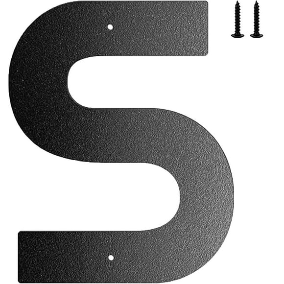 6 Inch Metal House Number, Metal Letters, House Address Number, House Numbers for Outside, Mailbox Numbers for Outside, Black Modern Metal Numbers and Letters