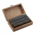 thumbnail image 3 of MGAXYFF 5.91'' x 3.74'' x 1.97'' Vintage Wood Alphabet Letter Rubber Stamp Set (70 Piece Set), 3 of 8